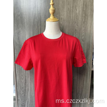 T-shirt kapas musim panas multicolor